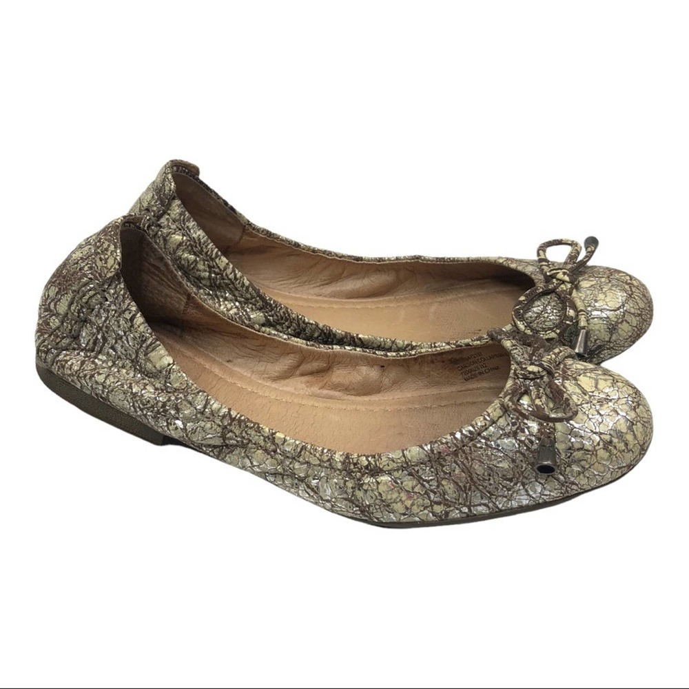 Frye Carson Collapsible ballet flat cracked leather - 7